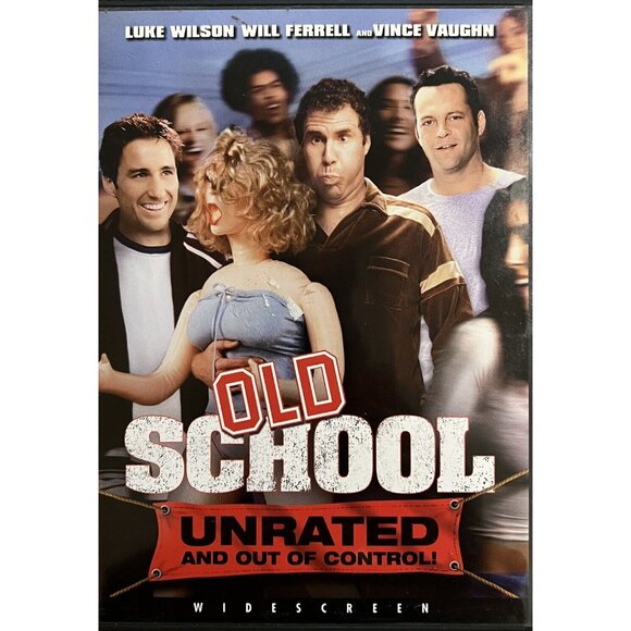 Old School (DVD, 2003) Widescreen Unrated – Will Ferrell, Luke Wilson, Comedy - Picture 1 of 3